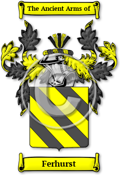 Ferhurst Family Crest Download (jpg) Legacy Series - 150 DPI