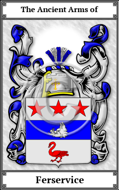 Ferservice Family Crest Download (JPG)  Book Plated - 150 DPI