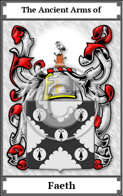 Faeth Family Crest Download (JPG)  Book Plated - 150 DPI