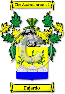 Fajardo Family Crest Download (jpg) Legacy Series - 150 DPI