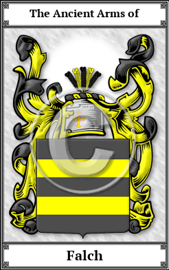 Falch Family Crest Download (JPG)  Book Plated - 150 DPI