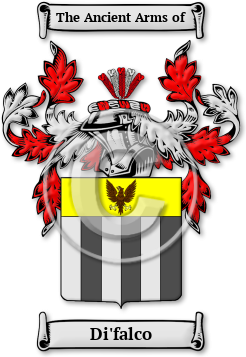 Di'falco Family Crest Download (jpg) Legacy Series - 150 DPI