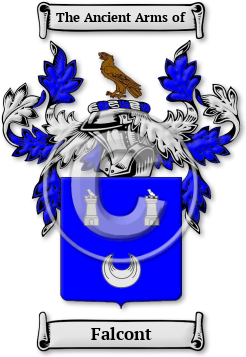 Falcont Family Crest Download (jpg) Legacy Series - 150 DPI
