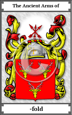 -fold Family Crest Download (JPG)  Book Plated - 150 DPI