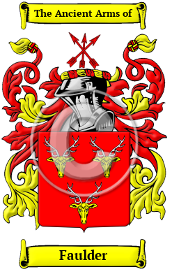 Faulder Family Crest/Coat of Arms