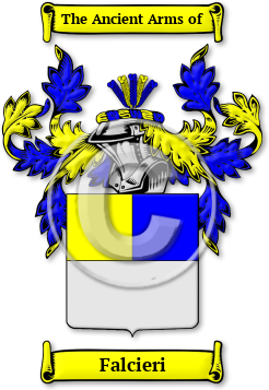 Falcieri Family Crest Download (JPG) Legacy Series - 600 DPI