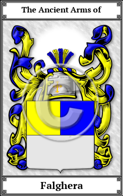 Falghera Family Crest Download (JPG) Book Plated - 600 DPI