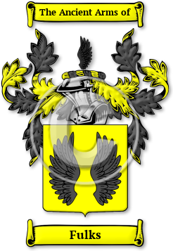 Fulks Family Crest Download (JPG) Legacy Series - 600 DPI