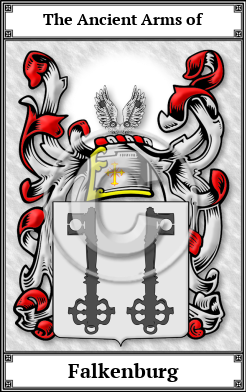 Falkenburg Family Crest Download (JPG)  Book Plated - 150 DPI