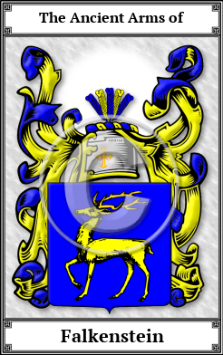 Falkenstein Family Crest Download (JPG)  Book Plated - 150 DPI