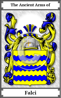 Falci Family Crest Download (JPG)  Book Plated - 150 DPI