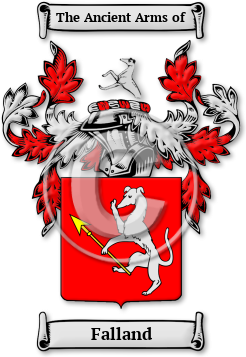 Falland Family Crest Download (jpg) Legacy Series - 150 DPI
