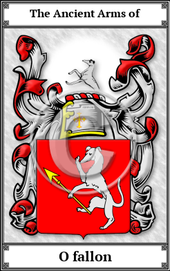 O fallon Family Crest Download (JPG)  Book Plated - 150 DPI