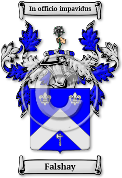 Falshay Family Crest Download (jpg) Legacy Series - 150 DPI