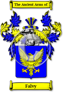 Falvy Family Crest Download (JPG) Legacy Series - 600 DPI