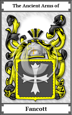 Fancott Family Crest Download (JPG)  Book Plated - 150 DPI