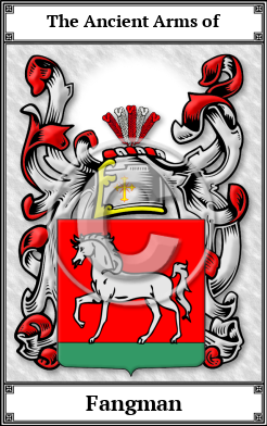 Fangman Family Crest Download (JPG)  Book Plated - 150 DPI