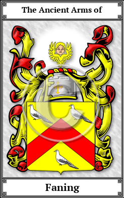 Faning Family Crest Download (JPG)  Book Plated - 150 DPI