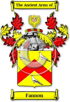 Fannon Family Crest Download (JPG) Legacy Series - 300 DPI