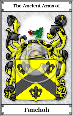 Fanchoh Family Crest Download (JPG)  Book Plated - 150 DPI