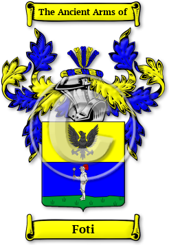 Foti Family Crest Download (JPG) Legacy Series - 600 DPI