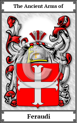 Feraudi Family Crest Download (JPG)  Book Plated - 150 DPI