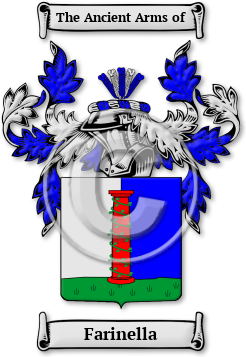 Farinella Family Crest Download (jpg) Legacy Series - 150 DPI