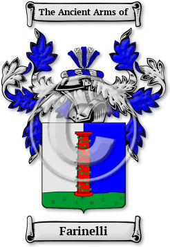 Farinelli Family Crest Download (jpg) Legacy Series - 150 DPI