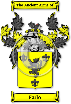 Farlo Family Crest Download (jpg) Legacy Series - 150 DPI