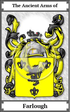 Farlough Family Crest Download (JPG) Book Plated - 600 DPI