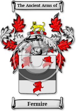 Fermire Family Crest Download (jpg) Legacy Series - 150 DPI