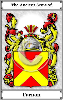 Farnan Family Crest Download (JPG) Book Plated - 600 DPI