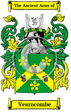 Vearncombe Family Crest Download (JPG) Heritage Series - 600 DPI