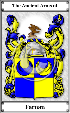 Farnan Family Crest Download (JPG) Book Plated - 600 DPI