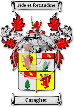 Caragher Family Crest Download (jpg) Legacy Series - 150 DPI