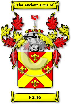 Farre Family Crest Download (jpg) Legacy Series - 150 DPI