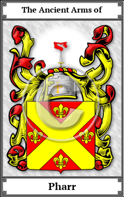 Pharr Family Crest Download (JPG)  Book Plated - 150 DPI