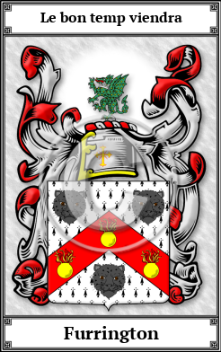 Furrington Family Crest Download (JPG) Book Plated - 600 DPI
