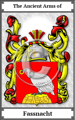 Fassnacht Family Crest Download (JPG)  Book Plated - 150 DPI