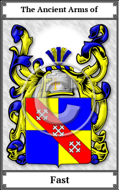 Fast Family Crest Download (JPG) Book Plated - 300 DPI