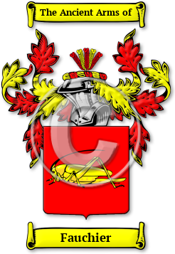 Fauchier Family Crest Download (jpg) Legacy Series - 150 DPI
