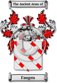 Faugen Family Crest Download (jpg) Legacy Series - 150 DPI