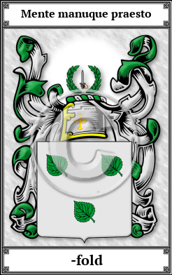 -fold Family Crest Download (JPG) Book Plated - 600 DPI