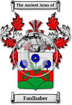 Faulhaber Family Crest Download (jpg) Legacy Series - 150 DPI