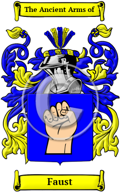Faust Family Crest Download (JPG) Heritage Series - 600 DPI