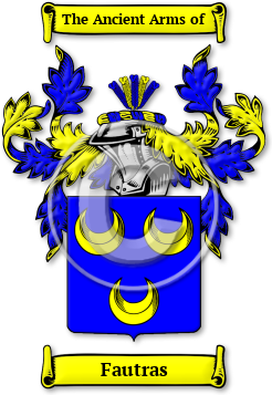 Fautras Family Crest Download (JPG) Legacy Series - 600 DPI