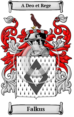 Falkus Family Crest Download (JPG) Heritage Series - 600 DPI