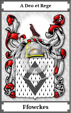 Ffowckes Family Crest Download (JPG) Book Plated - 600 DPI