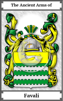 Favali Family Crest Download (JPG)  Book Plated - 150 DPI