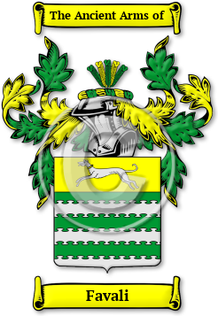 Favali Family Crest Download (jpg) Legacy Series - 150 DPI